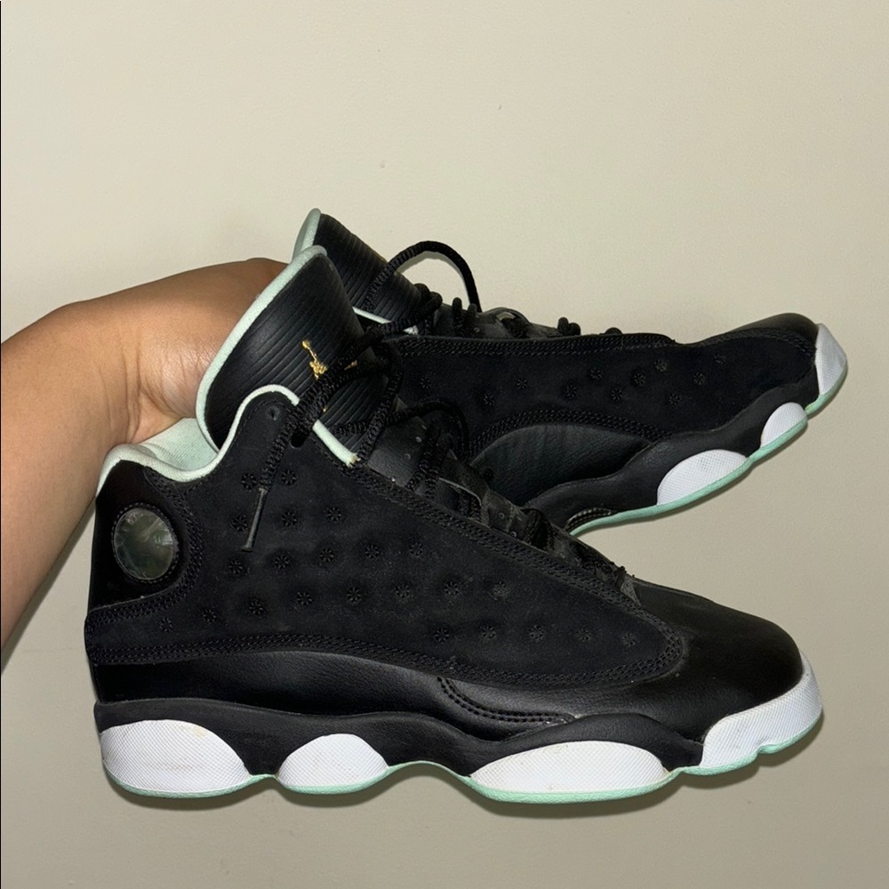 Jordan Retro 13 Black and White Sneakers